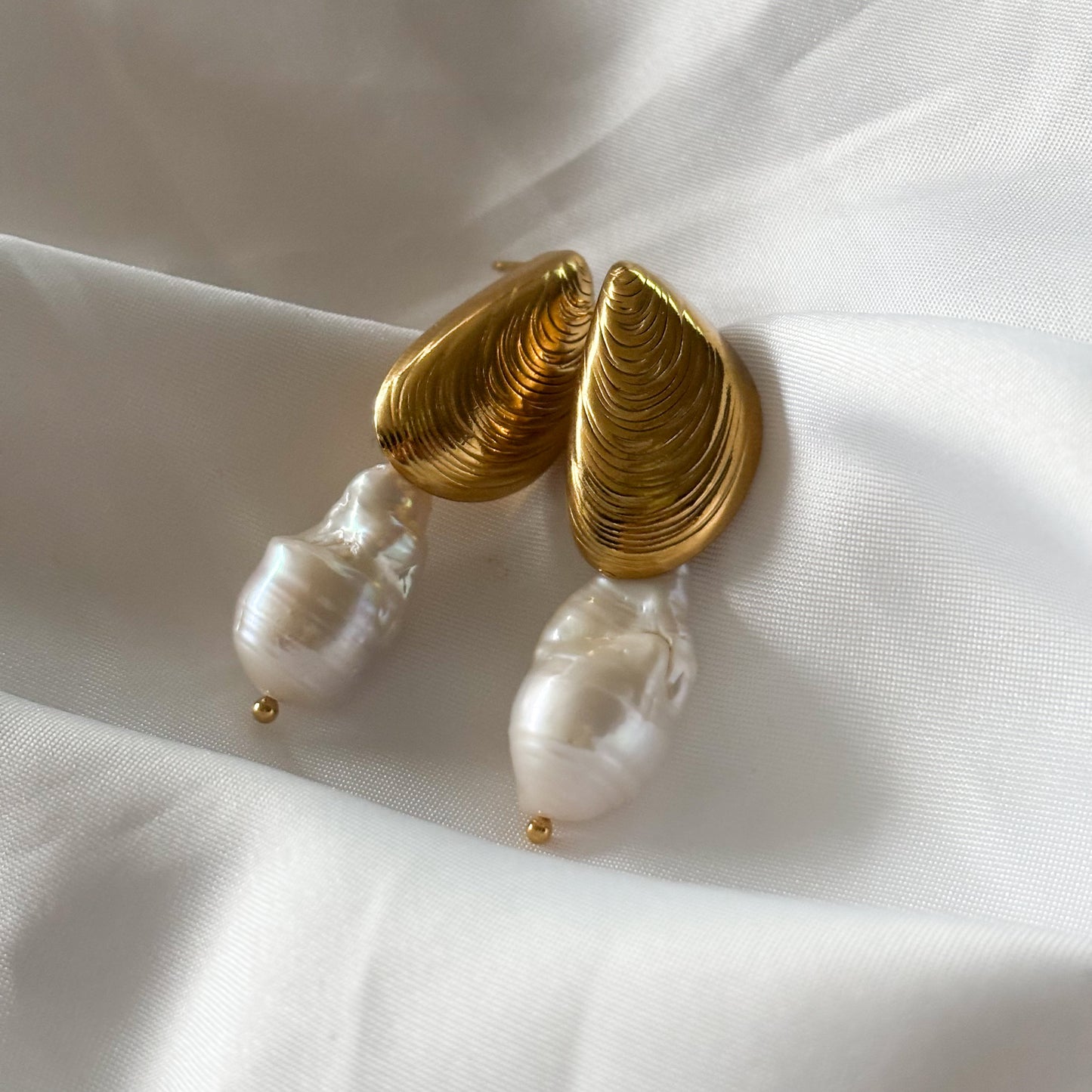Earrings | Gold | La Moule d'Or