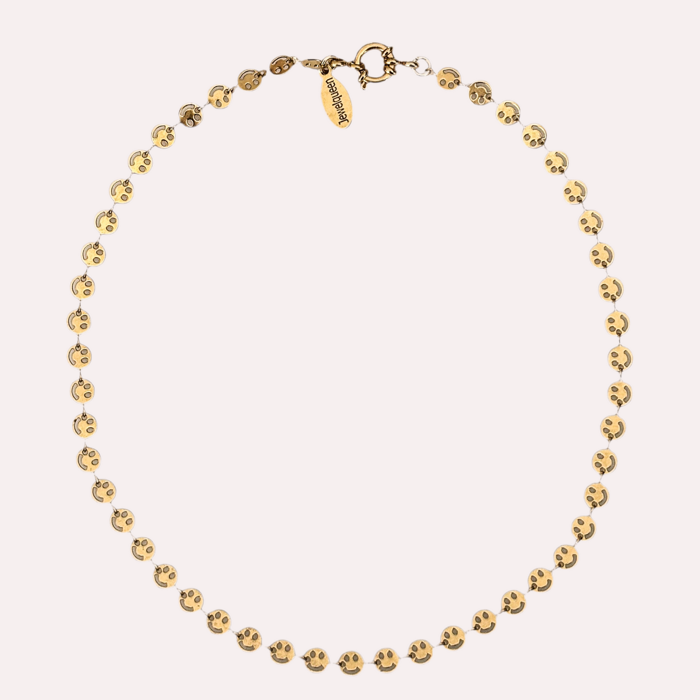 Gold Smiley Link Chain | Smile