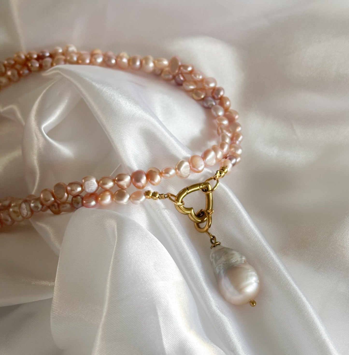 Charm | Gold | Large Pearl