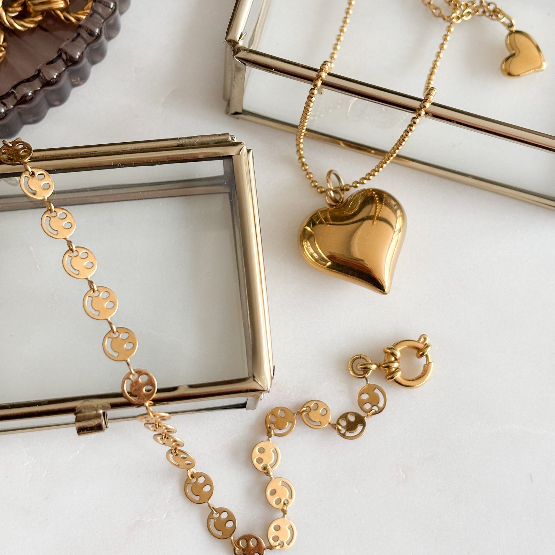 Stainless steel gouden kettingen