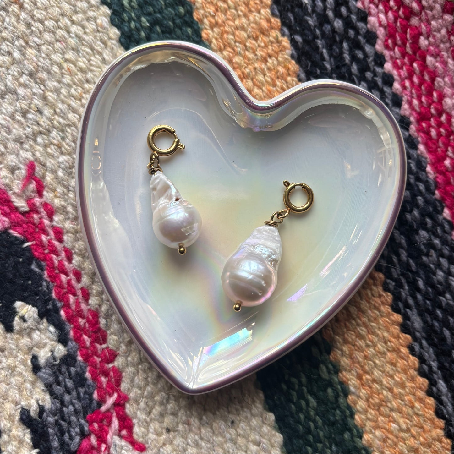 Charm | Gold | Large Pearl